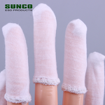 Cotton Finger Cots Manufacturer - White Breathable Anti-slip Fabric Stall