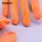 Anti-Slip Finger Cots Manufacturer - Orange Industrial Latex Antistatic