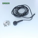 ESD Grounding Coil Cord Supplier - with Press Button and Clip for Station