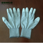 ESD Gloves Factory - PU Finger Coated Antistatic Nylon Resistant