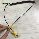 ESD Grounding Coil Cord Supplier - with Press Button and Clip for Station
