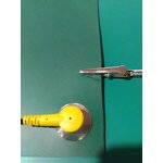 PU ESD Grounding Coil Cord Manufacturer - Blue Black Yellow 1.8m with Plug