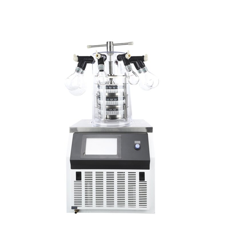 Bell Type Freeze Dryer Factory - DW-10ND Transparent Drying Room Multi-Manifolds