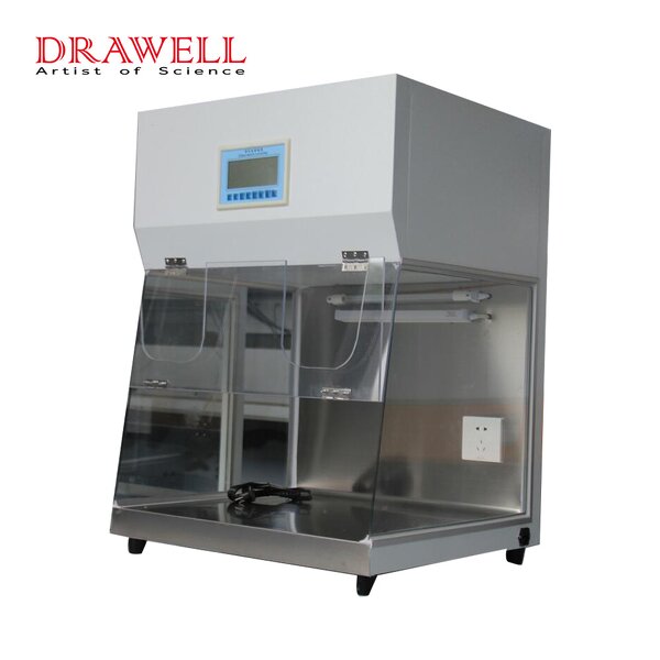 Desktop PCR Cabinet Manufacturer - Drawell Class 100 Vertical Airflow Clean Bench