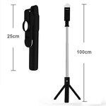 Wireless Selfie Stick Factory - 100cm Extendable Foldable Mini Tripod Clamp