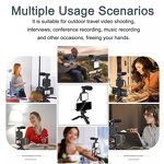 Vlog Tripod Kit Supplier - with Microphone and LED Light for Live Broadcast