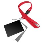 White Balance Cards Factory - 3 in 1 Photography 18% Gray Card with Neck Strap