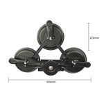 Camera Suction Mount Factory - Tri-cup Heavy Duty Car Glass Windshield Holder