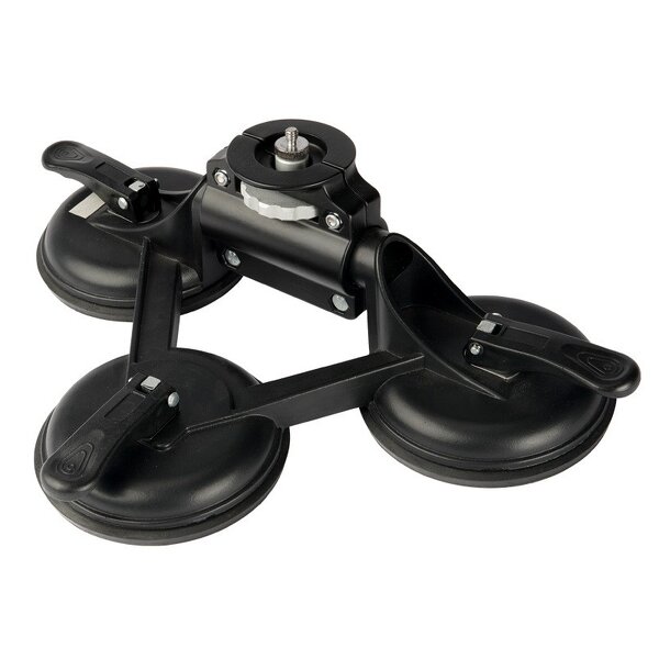 Camera Suction Mount Factory - Tri-cup Heavy Duty Car Glass Windshield Holder