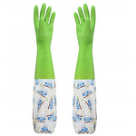 Household Gloves Supplier - GC2003 PVC Rubber Long Sleeves Gardening Cleaning