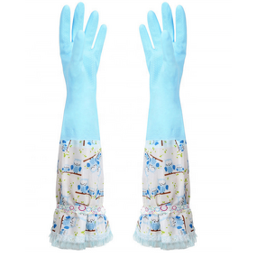Anti-allergic Gloves Manufacturer - GC2007 Long Sleeves PVC Household Cleaning Dishwashing