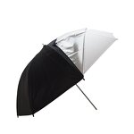 Studio Umbrella Manufacturer - Customise Double Use White Silver/Black Diffusion