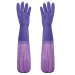 Household Gloves Supplier - GC2003 PVC Rubber Long Sleeves Gardening Cleaning