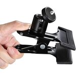 Tripod Clip Clamp Factory - Multi-Function 360 Swivel Ball-Head 1/4" Thread