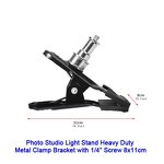 Heavy Metal Clip Supplier - Studio Spring Gorilla Duty Clamp with 1/4" Spigot
