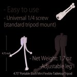 Flexible Tripod Mount Factory - Custom Portable Universal Phone Mini Flex Stand