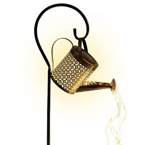 Solar LED Light Manufacturer - Watering Can Warm Light with Hook Garden Outdoor