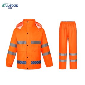 Rain Suit Manufacturer - Hi-Vis Lightweight Waterproof Jacket Pants Set