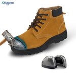 Winter Safety Boots Factory - Steel Toe PU Insole Lightweight Slip-Resistant
