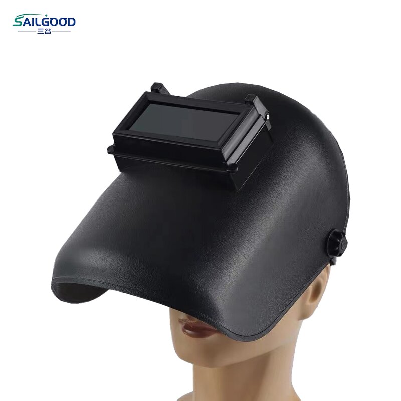 Welding Helmet Supplier - Ultra Clear Flip up Head Mounted Lightweight PP Shell
