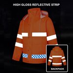 Rain Suit Manufacturer - Hi-Vis Lightweight Waterproof Jacket Pants Set