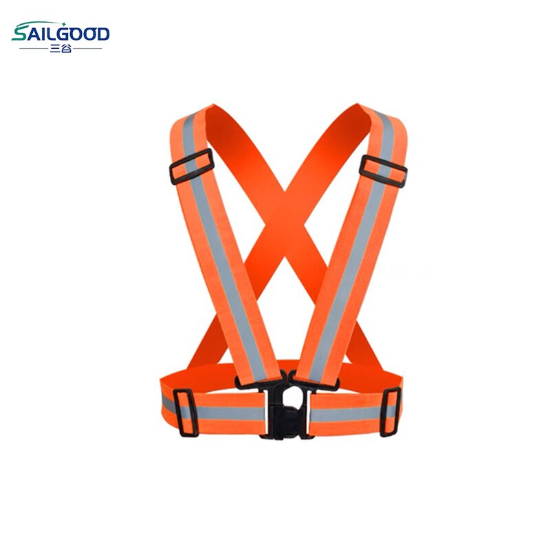 Reflective Vest Supplier - High Visibility Adjustable Running Belt Elastic Straps