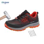 TPU Safety Shoes Manufacturer - Red Mesh Steel Toe Rubber Sole Insulation 6kV-10kV