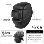 Portable Welding Helmet Manufacturer - Lightweight Auto Darkening Full Face PP Material