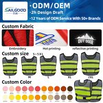Reflective Safety Vest Supplier - Hi Vis Mesh Breathable Polyester Construction Traffic