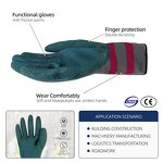 Rubber Gloves Manufacturer - Custom OEM Nylon Tire Breathable Anti-Slip Wear-Resistant