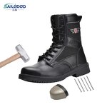 Camouflage Safety Shoes Factory - Men's Steel Toe Kevlar Sole Breathable Microfiber