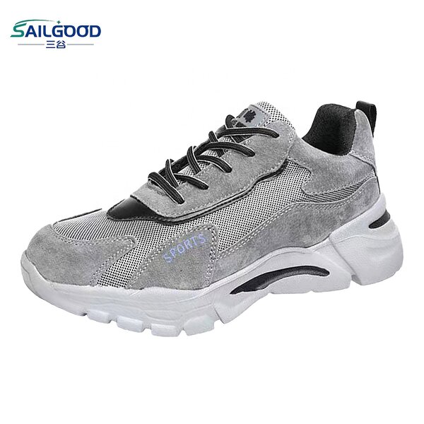 Casual Safety Shoes Manufacturer - Fashion Lightweight Steel Toe Safety Boots Men's
