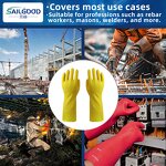 Latex Gloves Manufacturer - Household Cleaning Waterproof Reusable Long Sleeve Flock