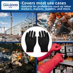 Nitrile Gloves Factory - Durable Nylon Rubber Coating Thickened Anti-Slip Maximum