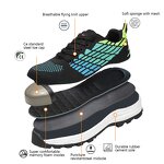 Work Safety Shoes Supplier - Autumn Fashionable Steel Toe Breathable Leather PU Rubber