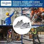 Casual Safety Shoes Manufacturer - Fashion Lightweight Steel Toe Safety Boots Men's