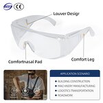 Safety Goggles Supplier - Clear Vision Anti-Fog Splash Resistant Dust Pollen OEM