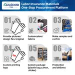 Nitrile Gloves Factory - Durable Nylon Rubber Coating Thickened Anti-Slip Maximum