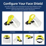 Face Shield Supplier - Transparent Full Face Adjustable Head Mounted Anti Splash