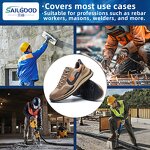 Work Safety Shoes Manufacturer - SAILGOOD Breathable Pork Chop Leather Mesh EVA