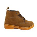 Steel Toe Work Boots Supplier - Puncture-Resistant High Ankle Suede Cowboy Rubber