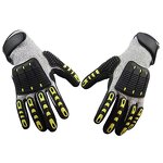 Work Protective Gloves Supplier - Wholesale Grade 5 TPR Frosted Impact Cut Resistant