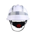 ABS Safety Helmet Factory - Lightweight Breathable Reflective Strips Construction Sites