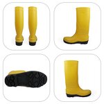 PVC Work Boots Supplier - Oil Acid Alkali Resistant Steel Toe Industrial Harsh
