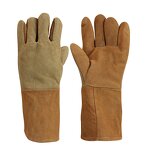 Leather Welding Gloves Supplier - High-Durable Men's Labor Cow Grain Split Anti-Slip