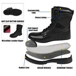 Camouflage Safety Shoes Factory - Men's Steel Toe Kevlar Sole Breathable Microfiber