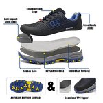 TPU Safety Shoes Manufacturer - Red Mesh Steel Toe Rubber Sole Insulation 6kV-10kV