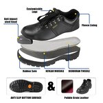 Steel Toe Work Shoes Manufacturer - Customizable Men's Microfibre Puncture-Proof
