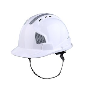 ABS Safety Helmet Factory - Lightweight Breathable Reflective Strips Construction Sites