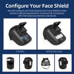 Welding Helmet Supplier - Carbon Fiber Mask Flip up Ultra Clear Large Viewing